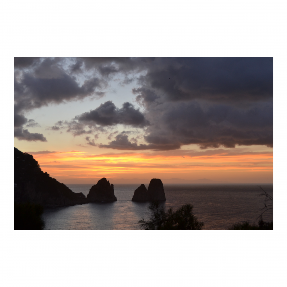 Capri Morning Symphony Canvass