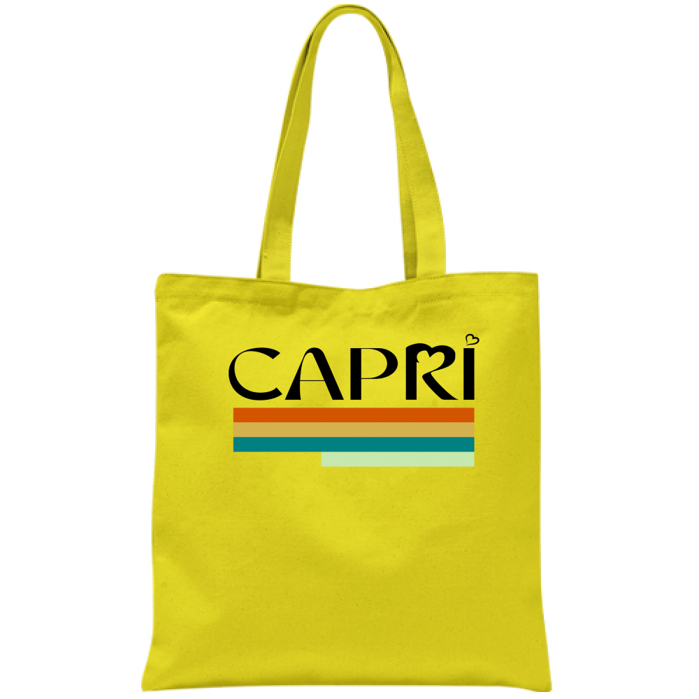 Borsa CAPRI TECNICOLOR SCRITTA NERA