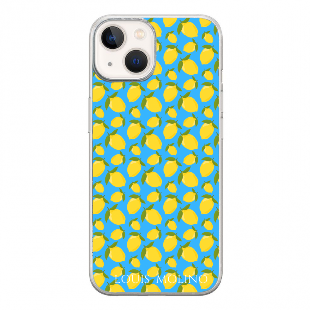 Cover Gomma iPhone LEMON BLUE CAPRI