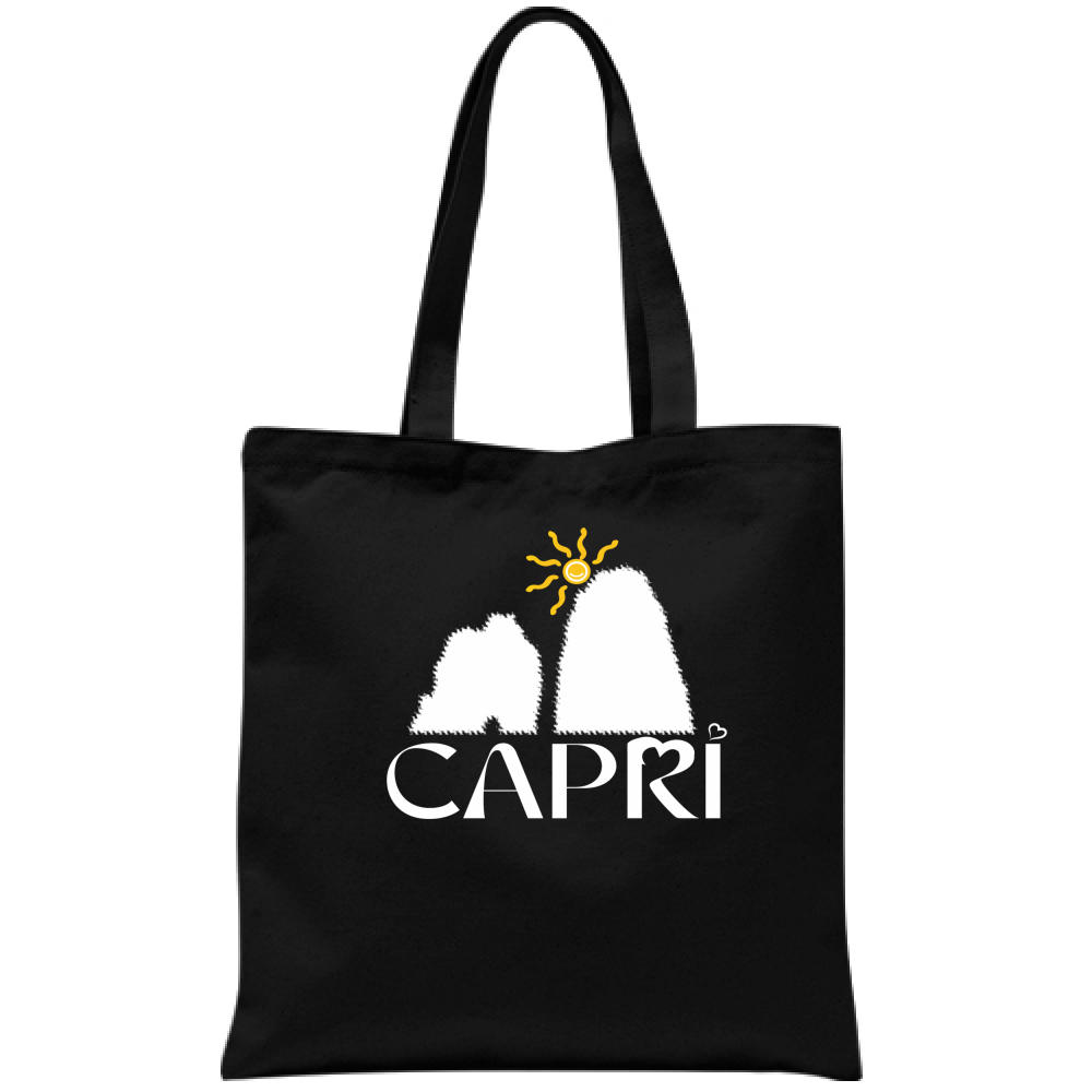 Borsa CAPRI HAPPY FARAGLIONI WHITE