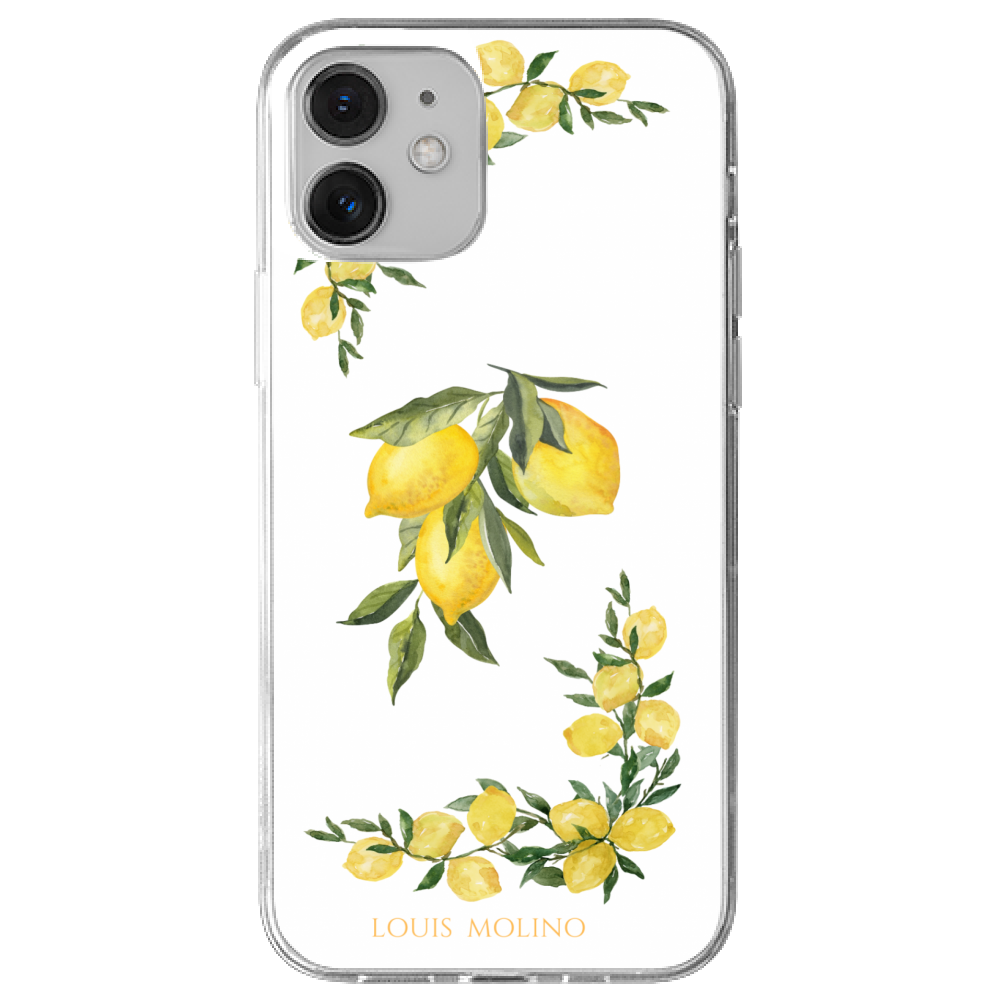 Cover Gomma iPhone LEMON PAINT CAPRI