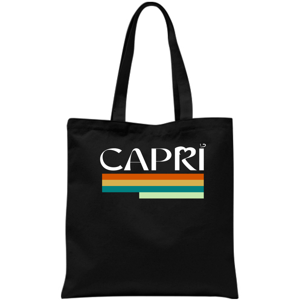 Borsa CAPRI TECNICOLOR SCRITTA BIANCA