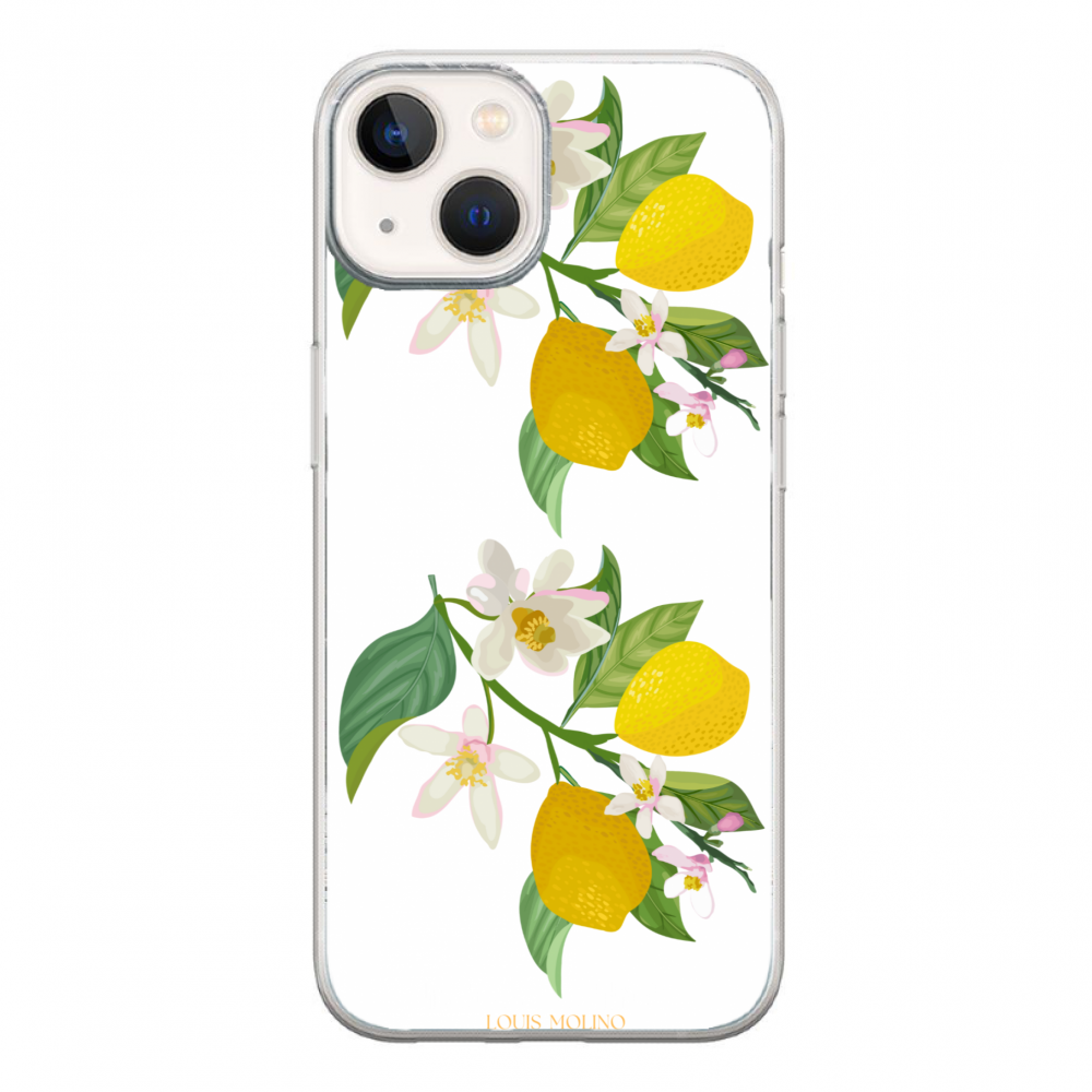 Cover Gomma iPhone  LEMON FLOWER CAPRI