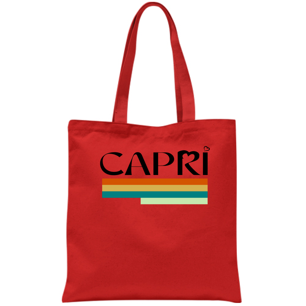 Borsa CAPRI TECNICOLOR SCRITTA NERA