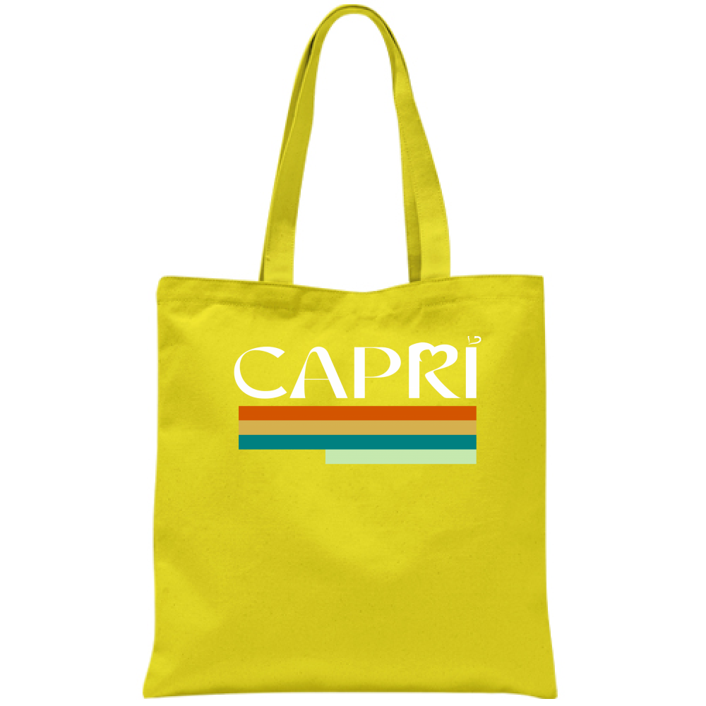 Borsa CAPRI TECNICOLOR SCRITTA BIANCA