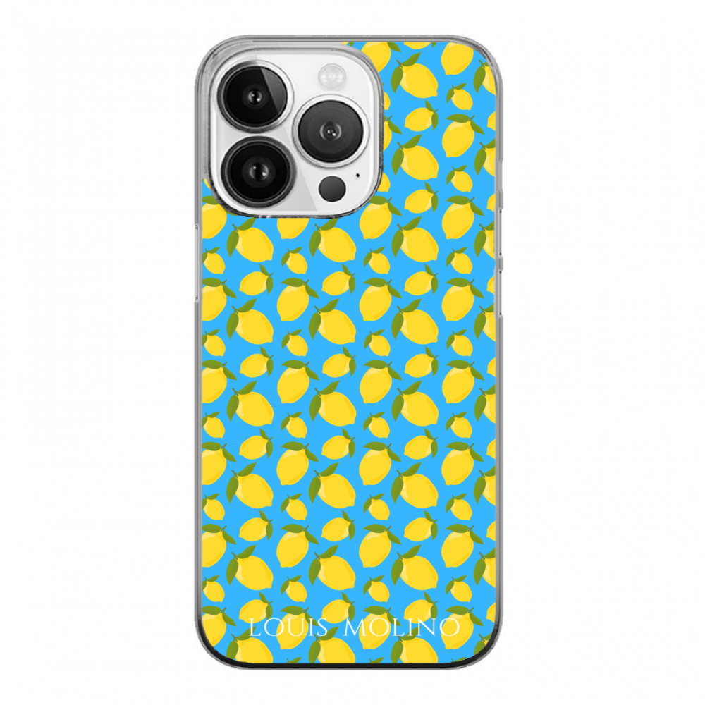 Cover Gomma iPhone LEMON BLUE CAPRI