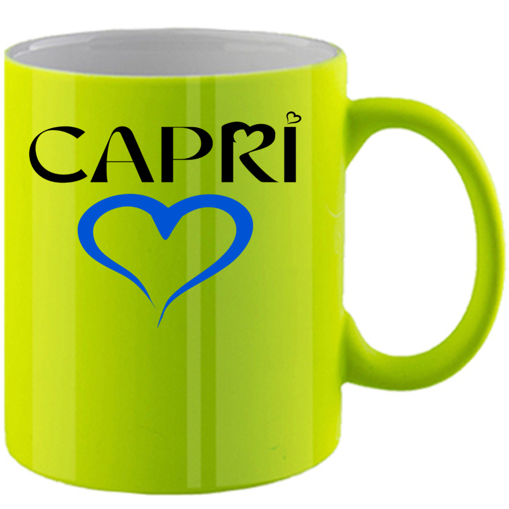 Tazza CAPRI CUORE  Nero Blue