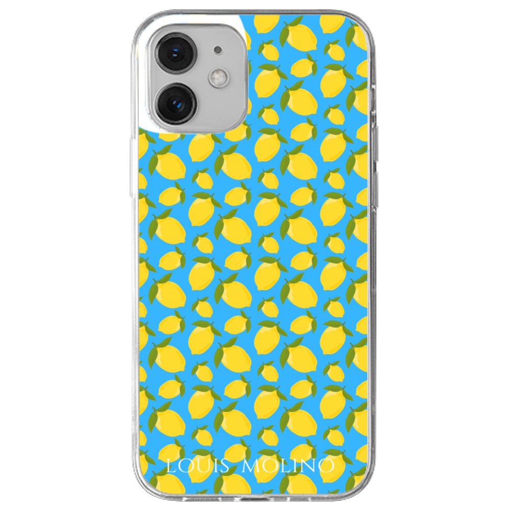 Cover Gomma iPhone LEMON BLUE CAPRI