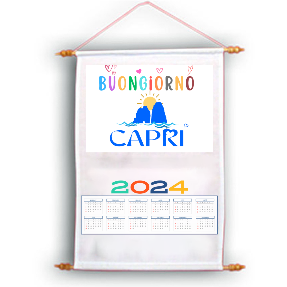 Calendario Tessuto Buongiorno Capri  Calendario