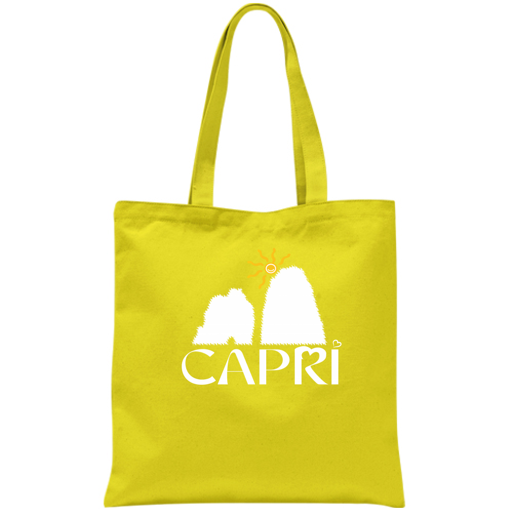 Borsa CAPRI HAPPY FARAGLIONI WHITE