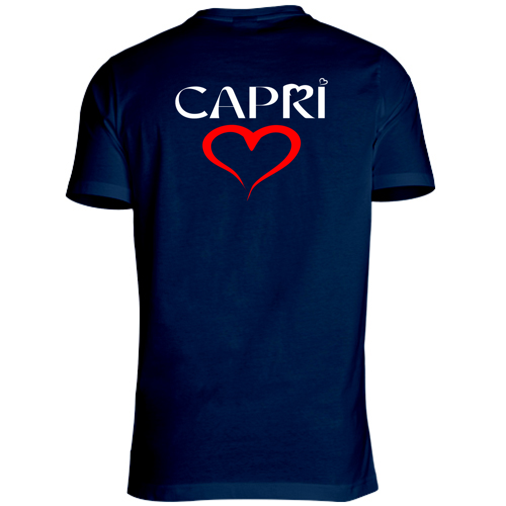 T-Shirt Unisex CUORE CAPRI ROSSO