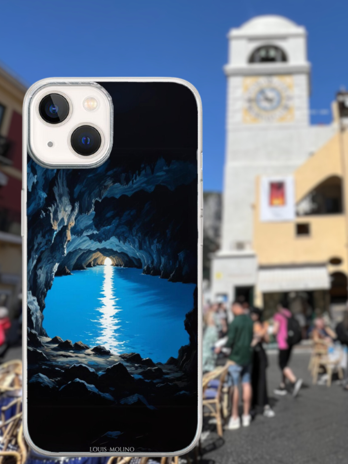 Cover Gomma iPhone GROTTA AZZURRA FANTASY