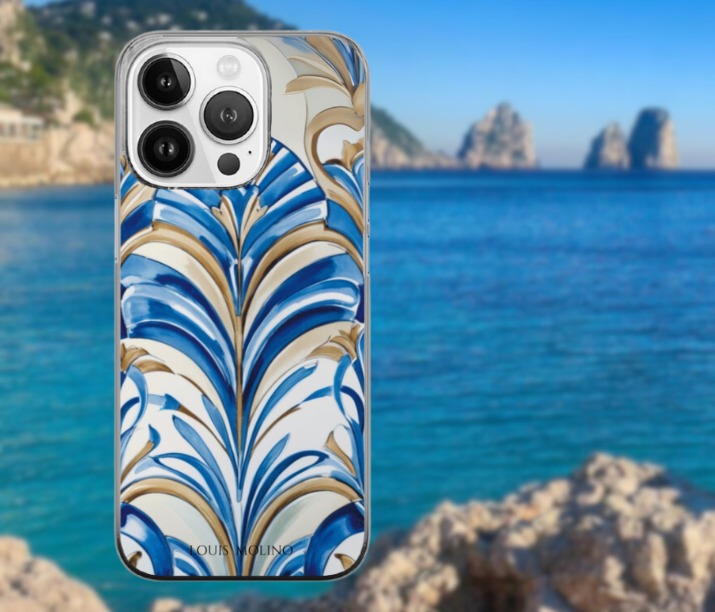 Cover Gomma iPhone Beach and Sea Capri