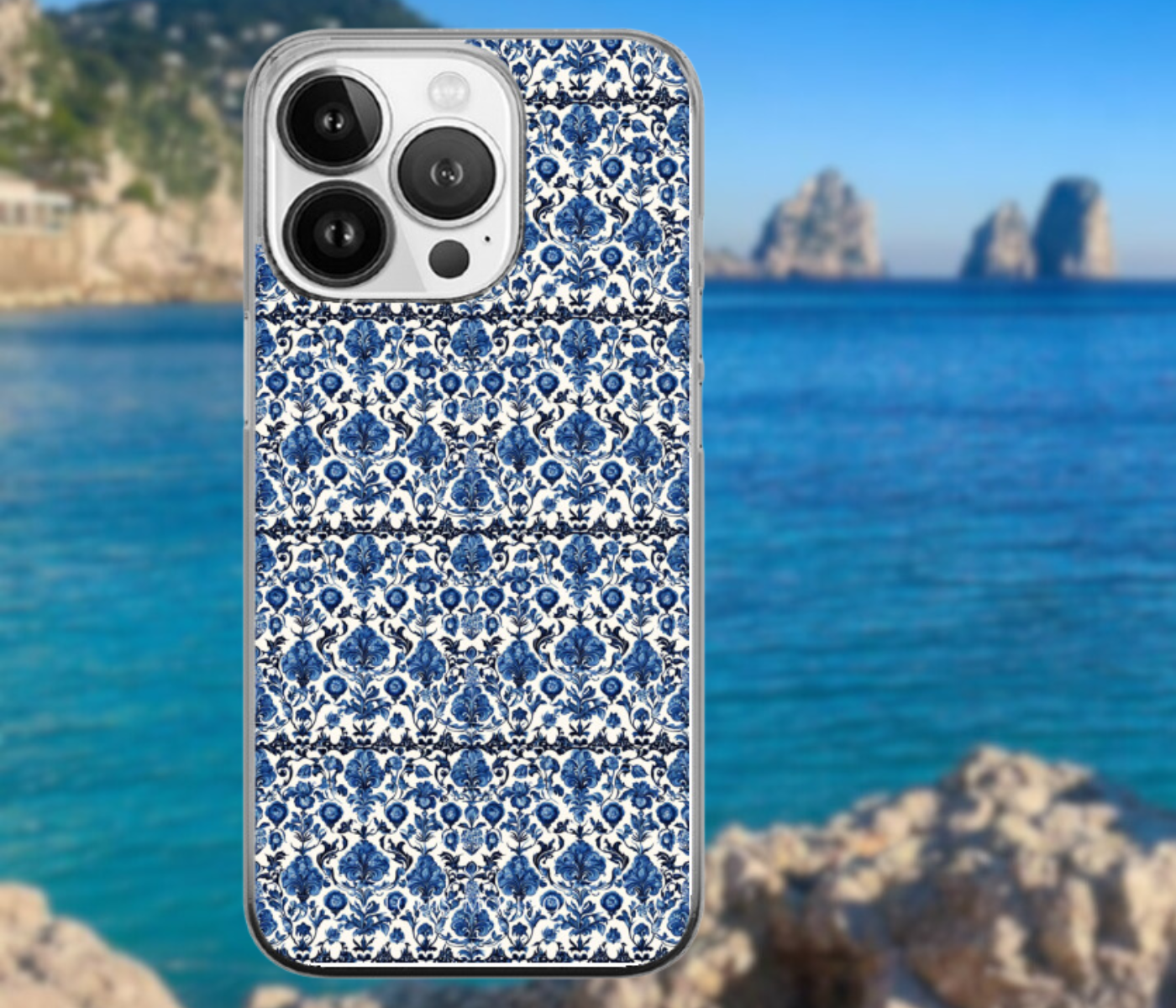 Cover Gomma iPhone BLUETTE MAIOLICA CAPRI