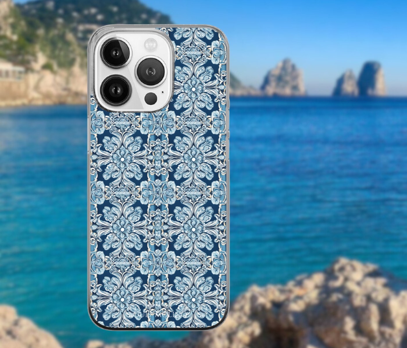 Cover Gomma iPhone Sky and Sea Maiolica Capri