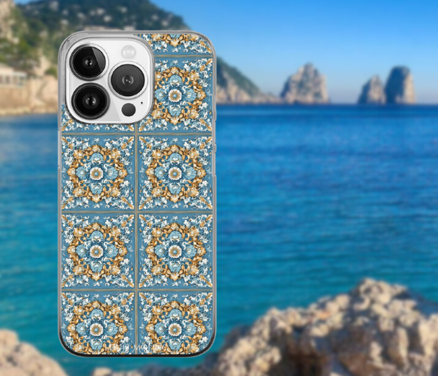 Cover Gomma iPhone Maiolica Sea Beauty Capri