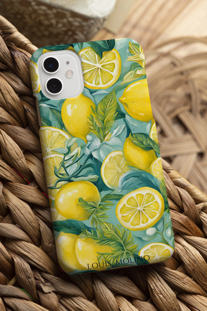 Cover Gomma iPhone GLACE LEMON CAPRI