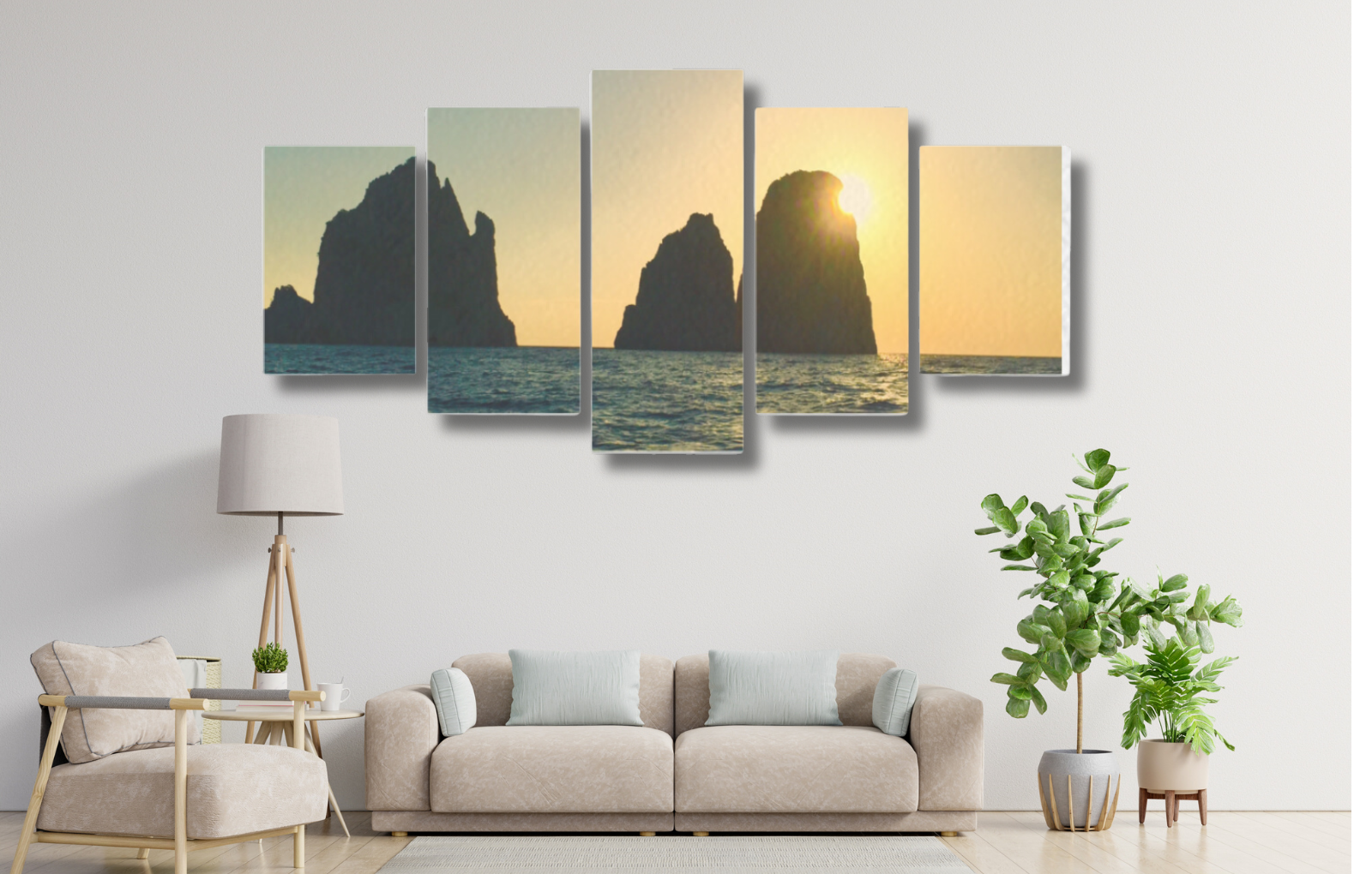 Raggi di Capri Canvas