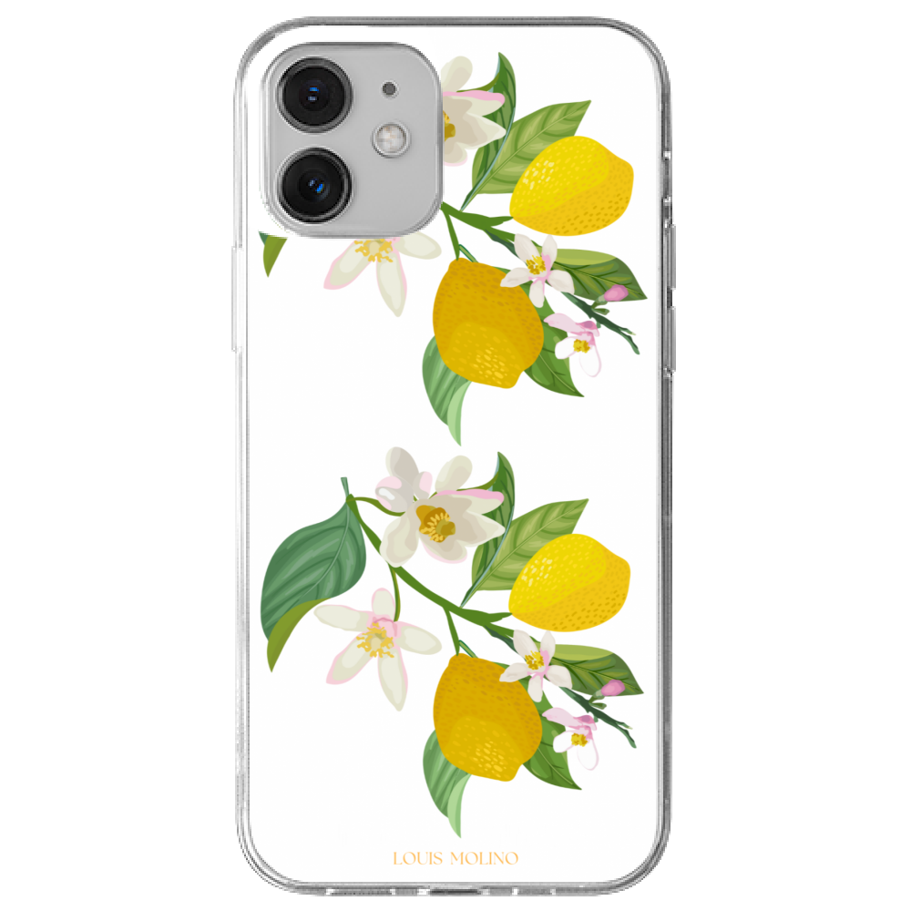 Cover Gomma iPhone  LEMON FLOWER CAPRI