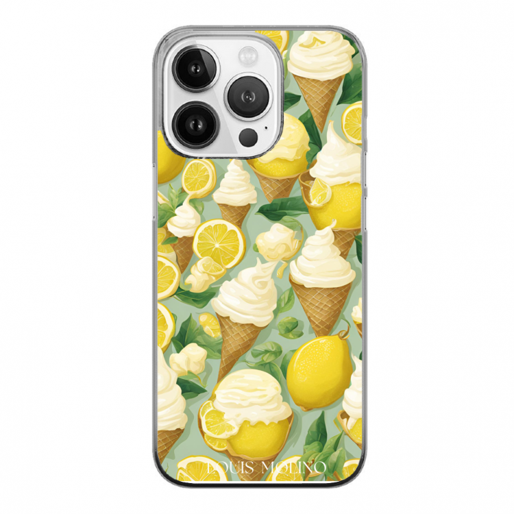 Cover Gomma iPhone Ice Cream Sweet Limone Capri