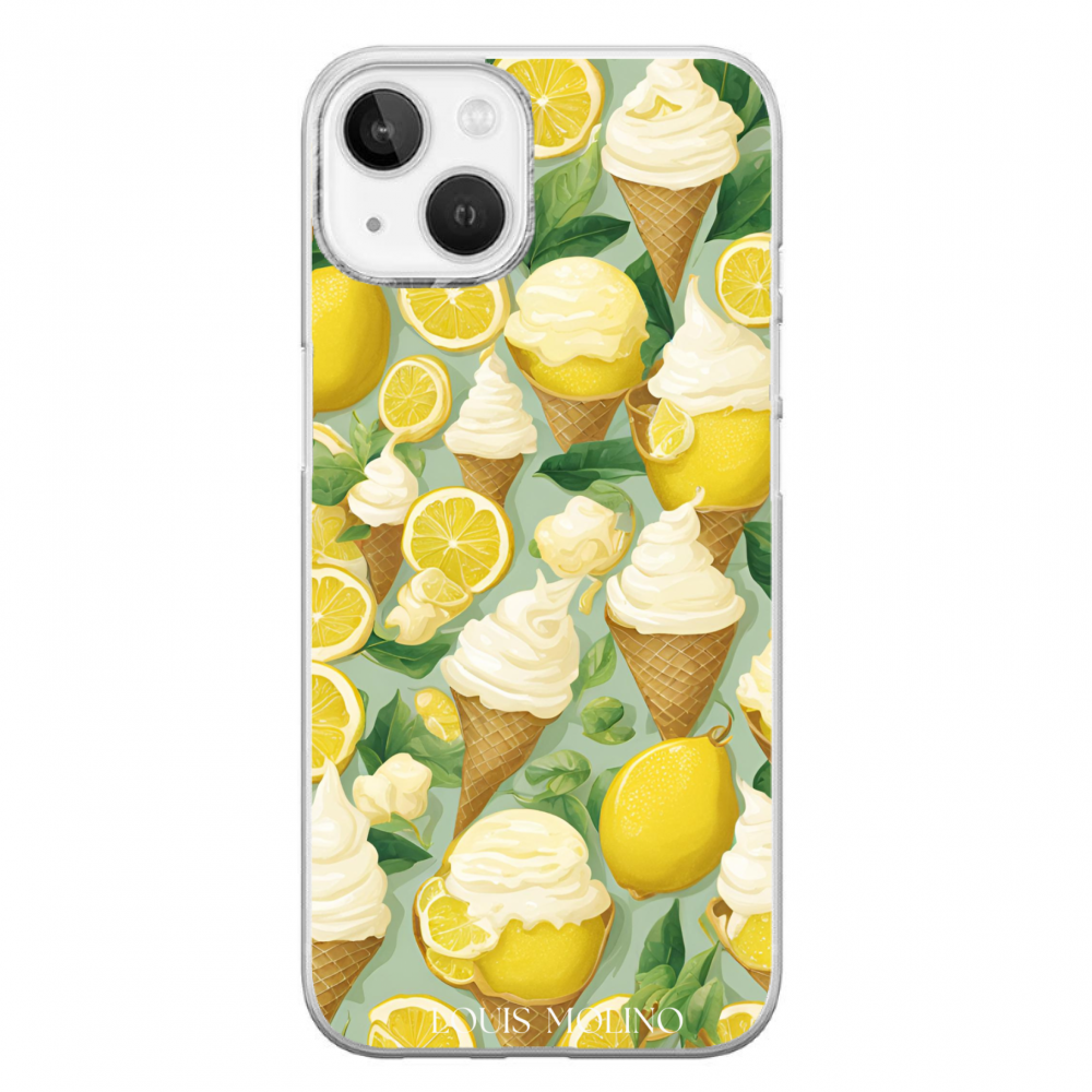 Cover Gomma iPhone Ice Cream Sweet Limone Capri