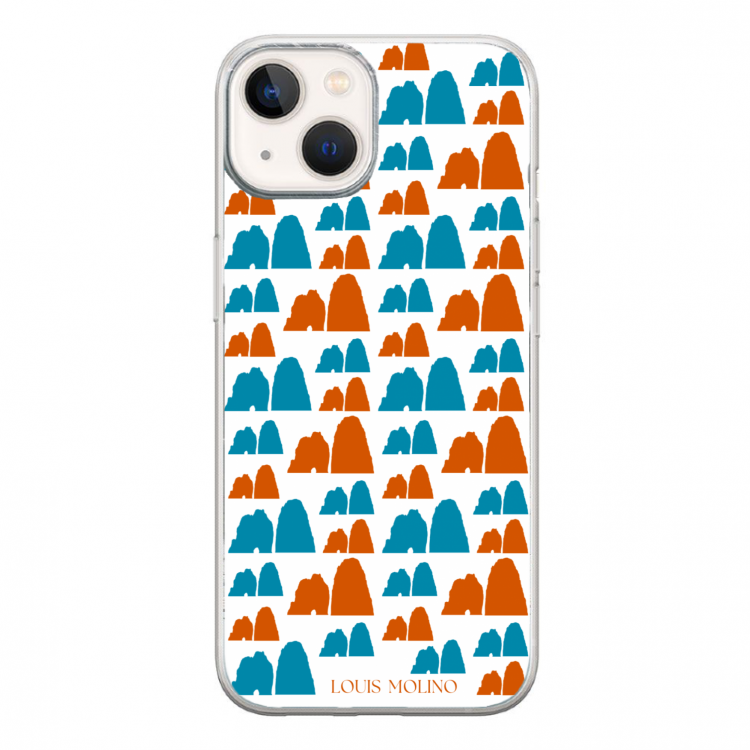 Cover Gomma iPhone BLUE AND ORANGE FARAGLIONI CAPRI