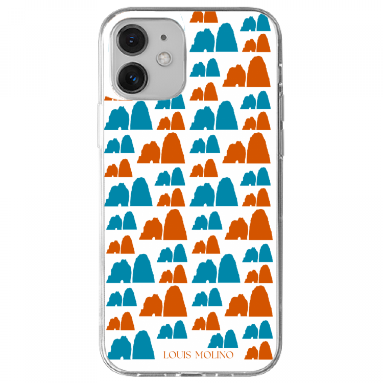 Cover Gomma iPhone BLUE AND ORANGE FARAGLIONI CAPRI