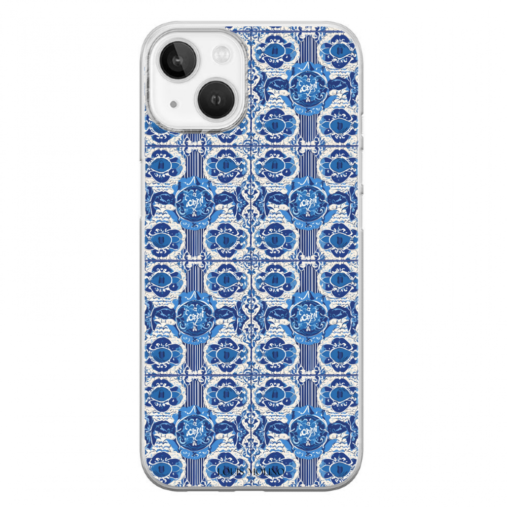 Cover Gomma iPhone BLUE CAPRI MEMORIES