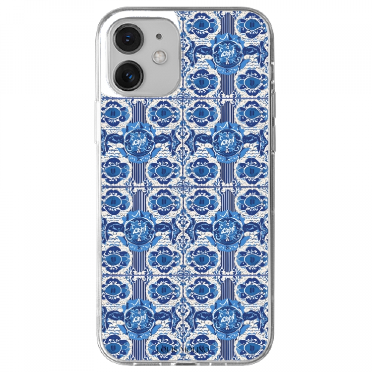 Cover Gomma iPhone BLUE CAPRI MEMORIES