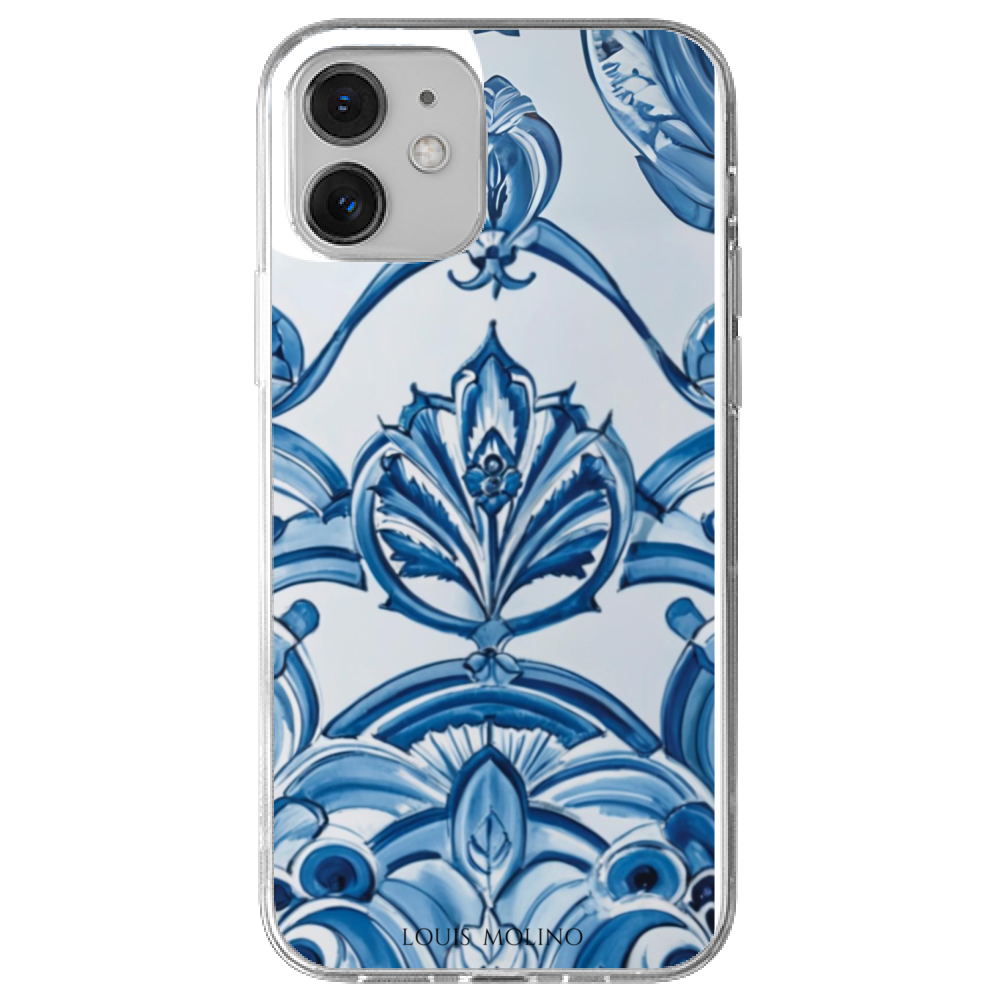 Cover Gomma iPhone BLUE WEAVING CAPRI