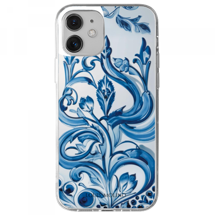 Cover Gomma iPhone BLUE CAPRI CURVES