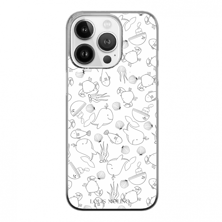 Cover Gomma iPhone HAPPY SEA LIFE CAPRI