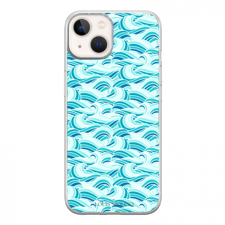 Cover Gomma iPhone Waves of Serenity Capri