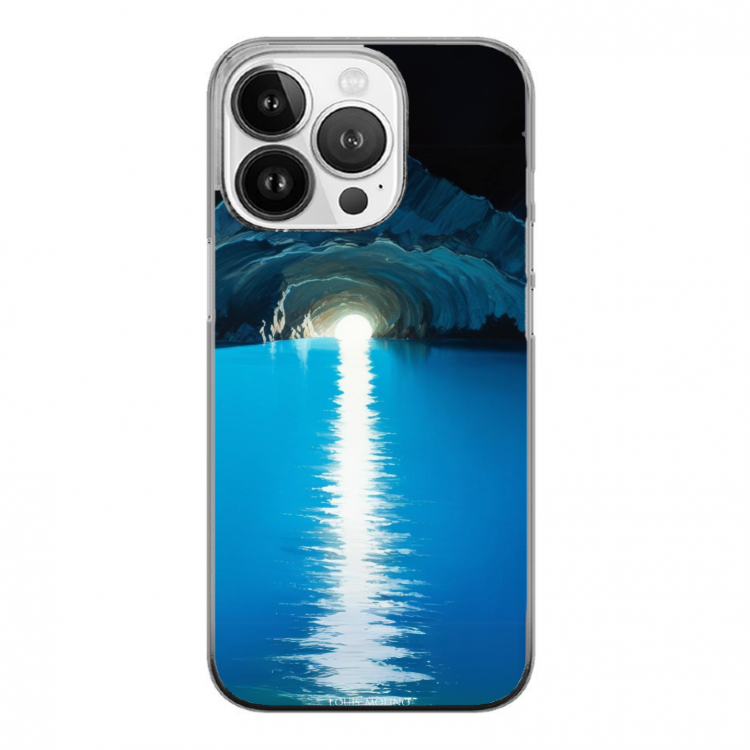 Cover Gomma iPhone GROTTA AZZURRA PAINT