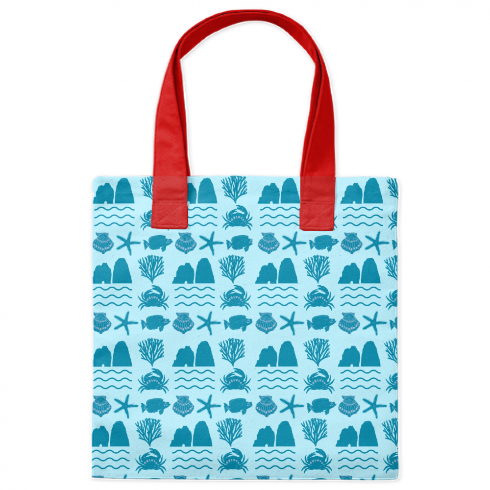 Borsa All Over FARAGLIONI SEA SPECIES CAPRI