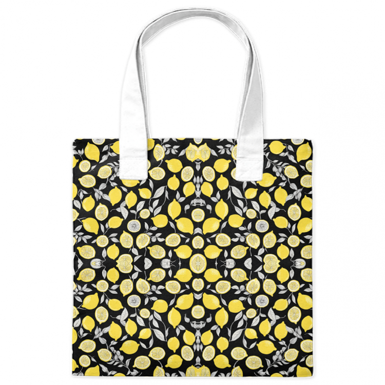 Borsa All Over LEMON GRAY+BLACK CAPRI