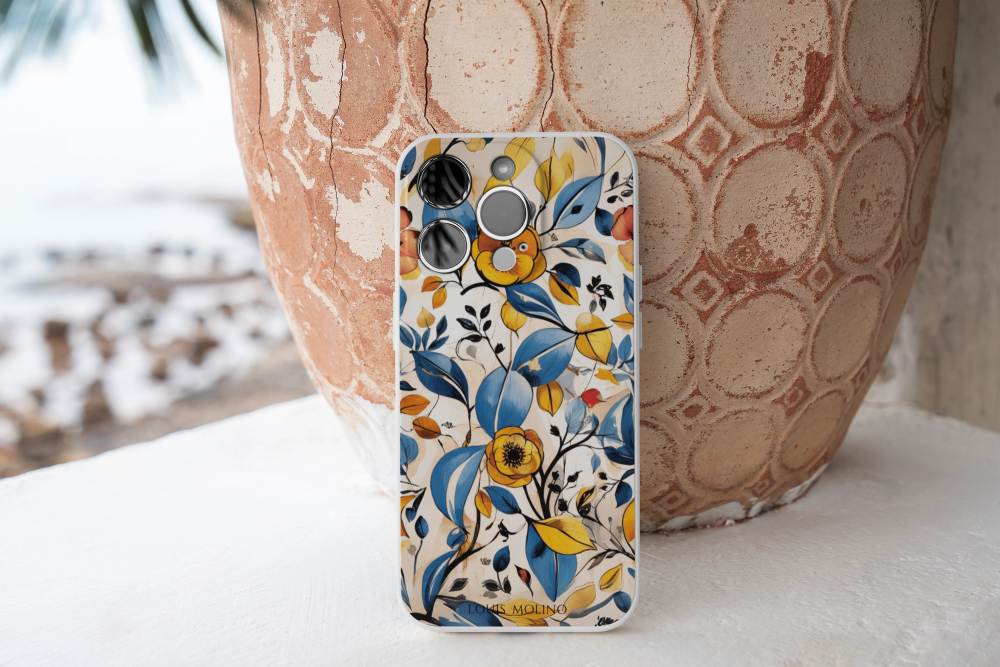 Cover Gomma iPhone FLOWER OF TIME CAPRI