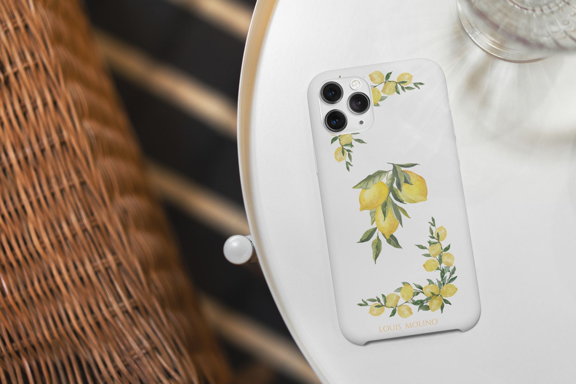 Cover Gomma iPhone LEMON PAINT CAPRI