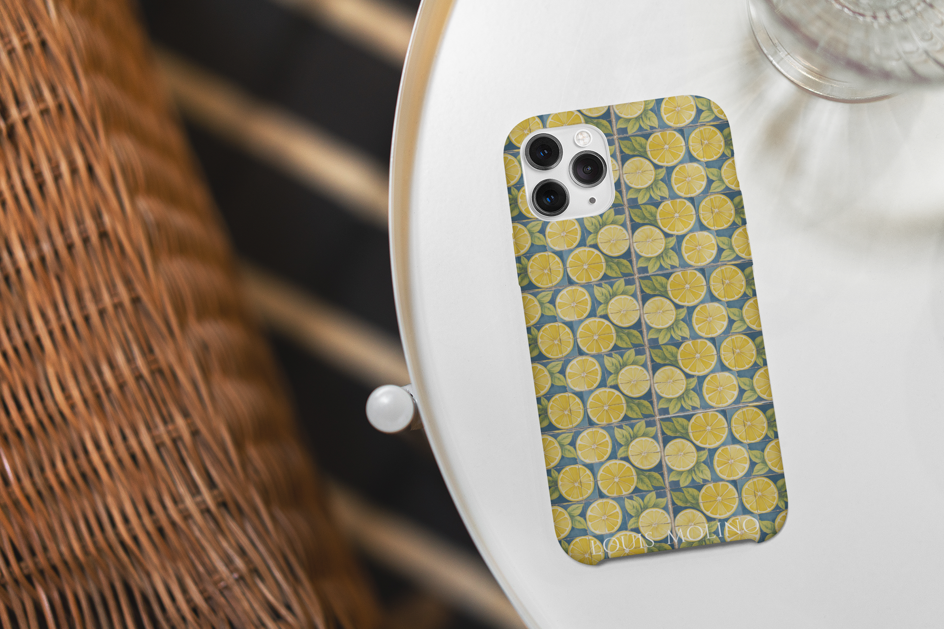 Cover Gomma iPhone MAIOLICA  LEMON CAPRI