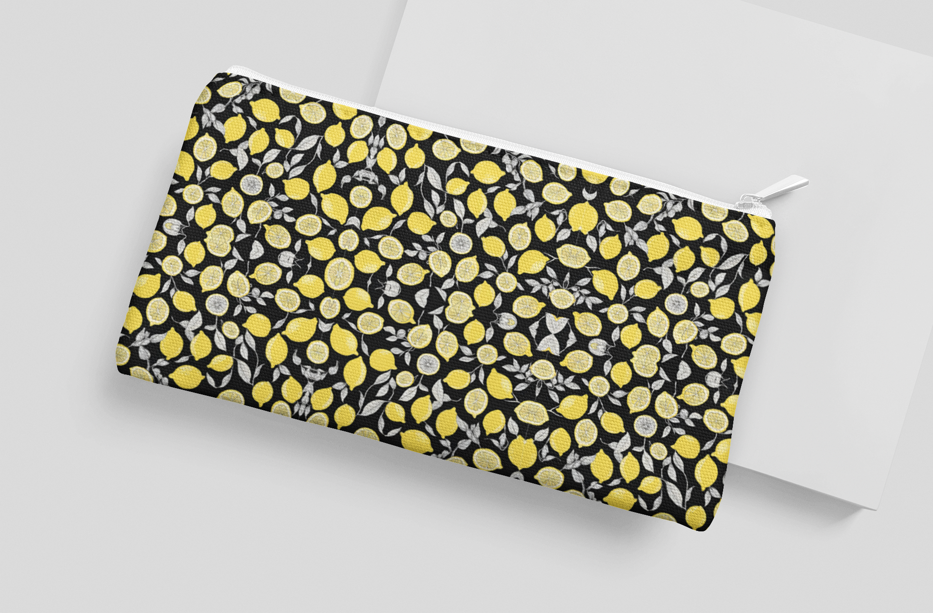 Pochette LEMON GRAY+BLACK CAPRI