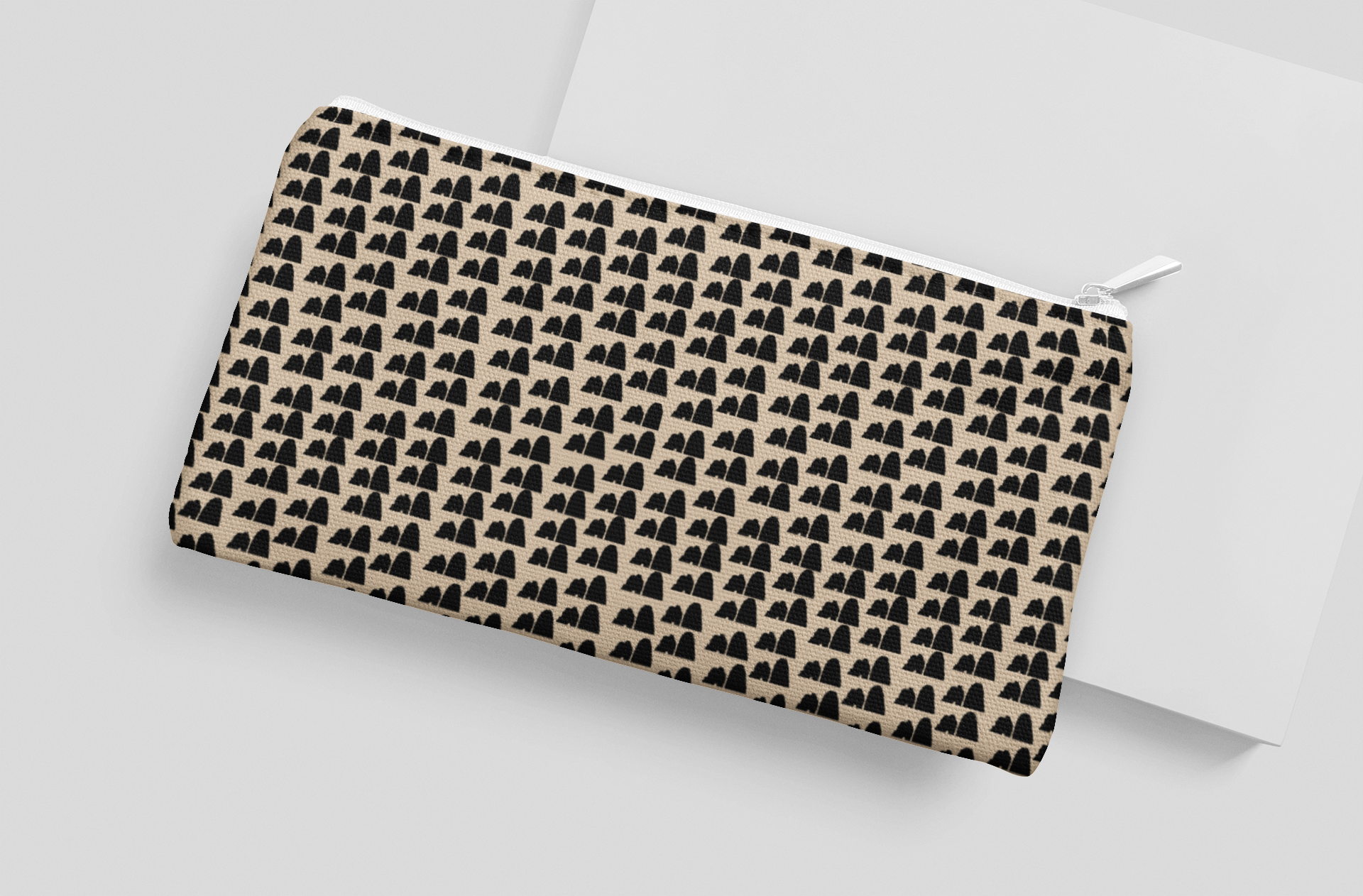 Pochette FARAGLIONI IN CREAM SMALL AND BLACK