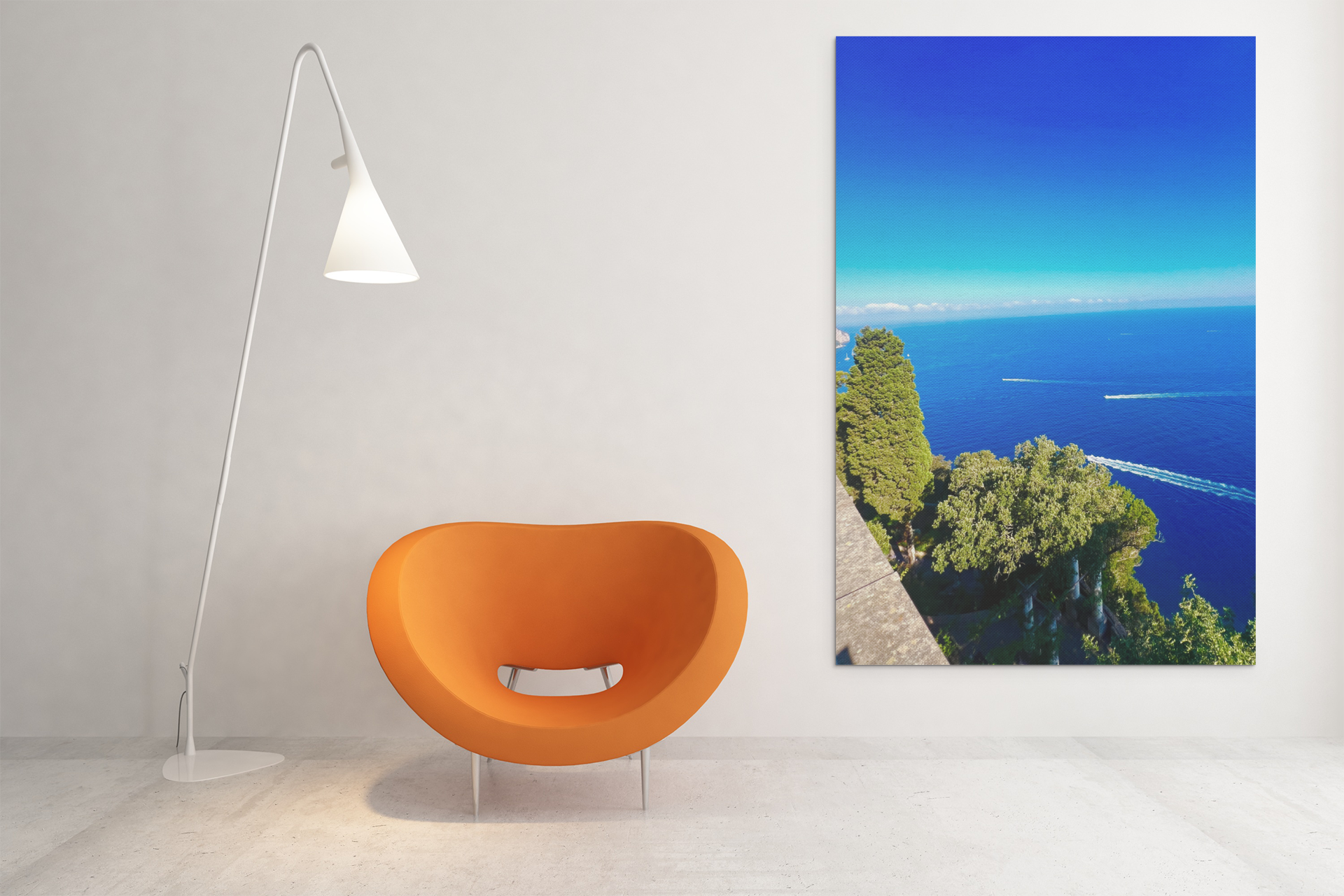 Canvas Capri Belvedere da Villa Lysis