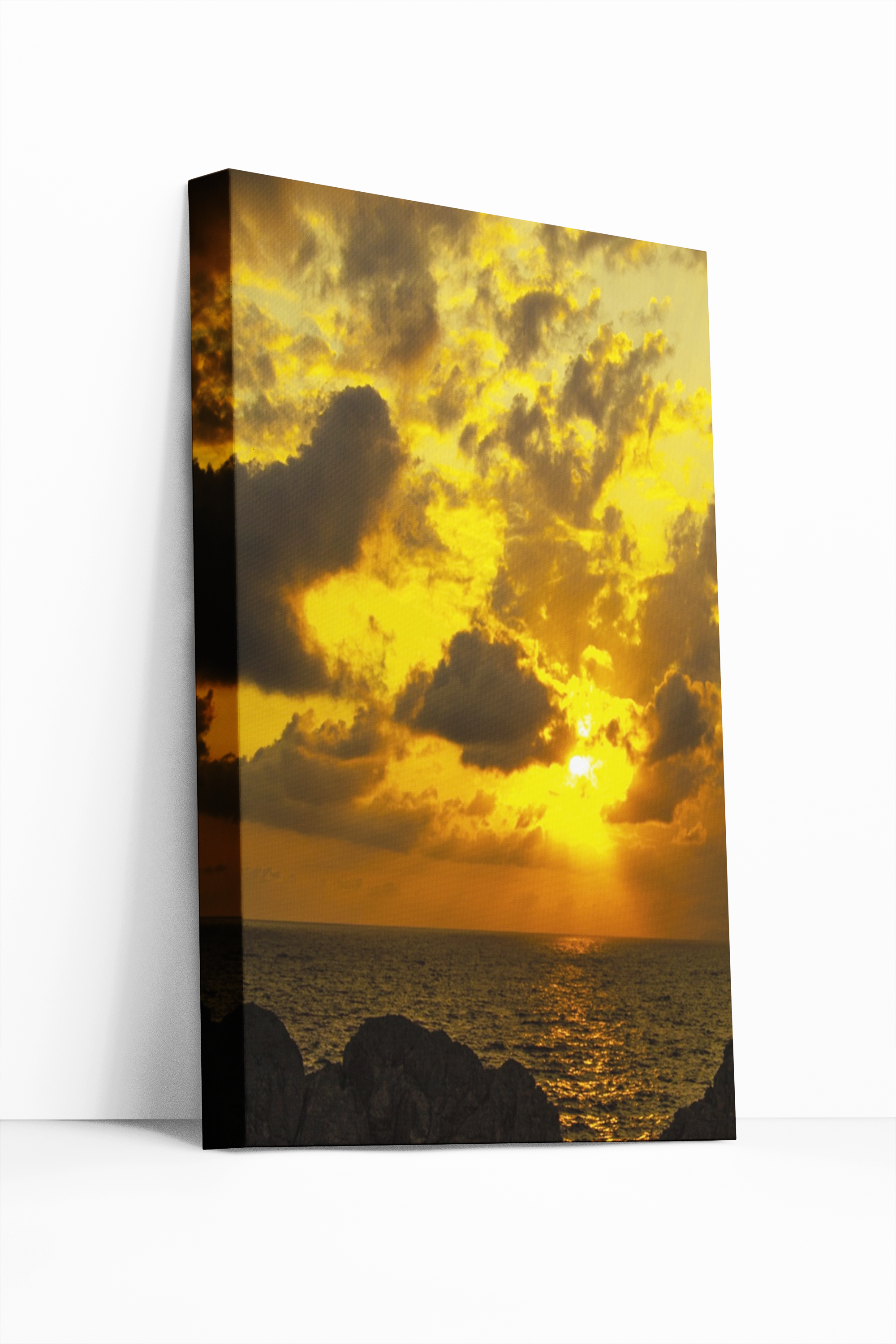 Canvas Tramonto al Faro