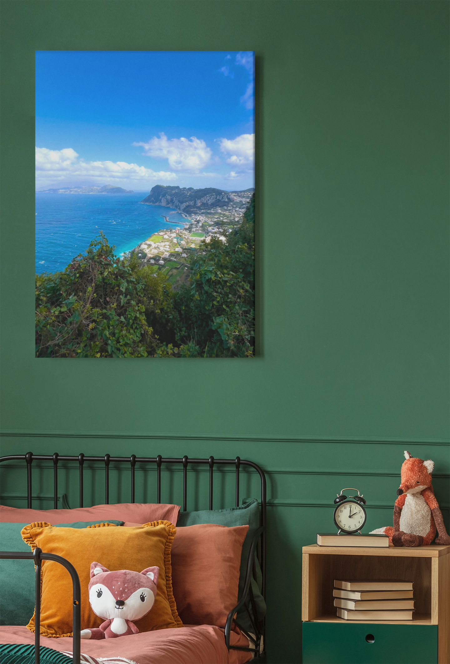 Canvas  Belvedere dalla Scala Fenicia Capri