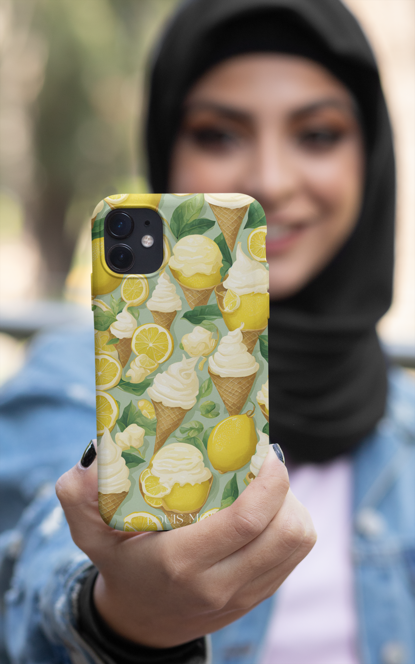 Cover Gomma iPhone Ice Cream Sweet Limone Capri