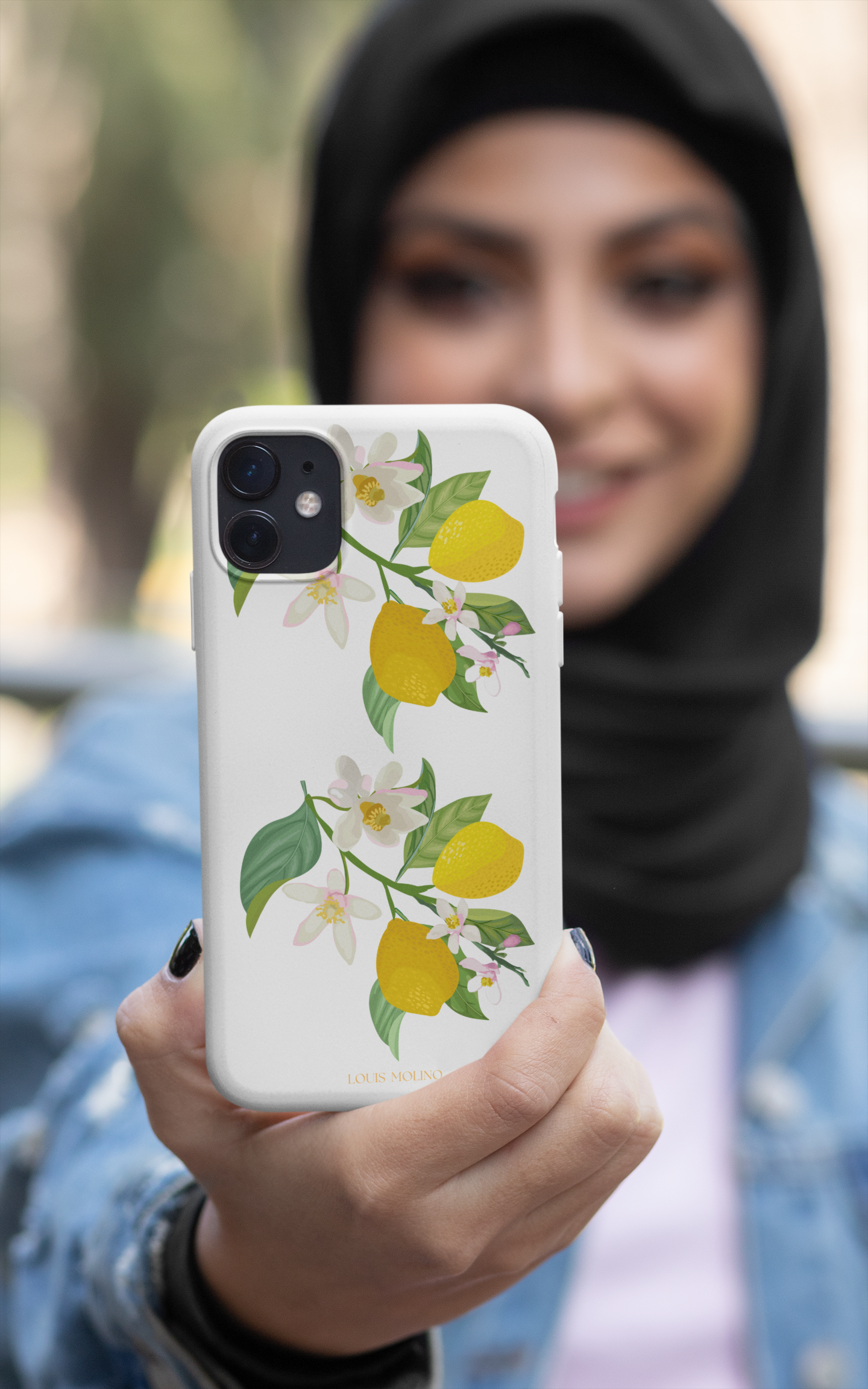 Cover Gomma iPhone  LEMON FLOWER CAPRI