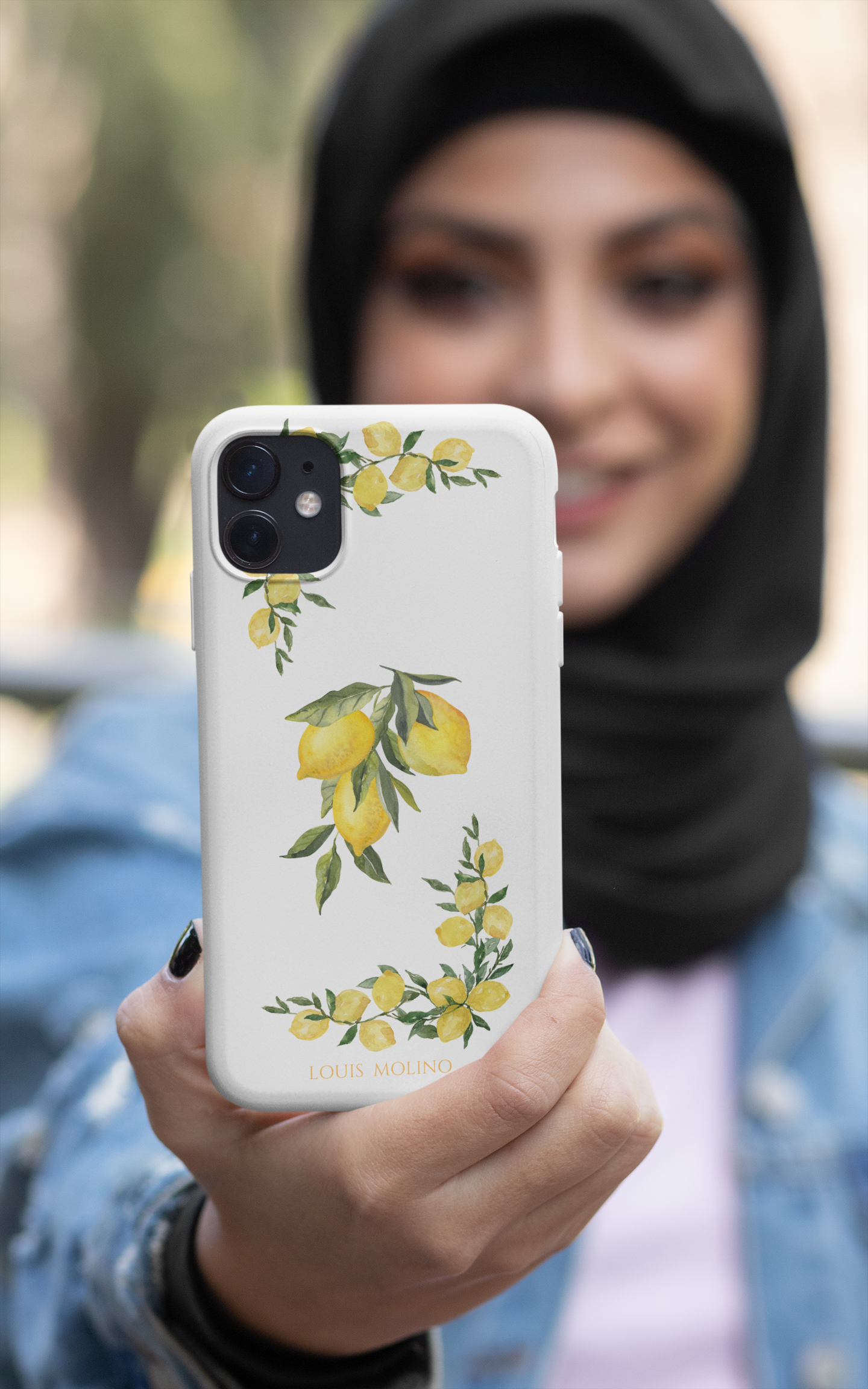 Cover Gomma iPhone LEMON PAINT CAPRI